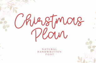 Christmas Plan Font Download