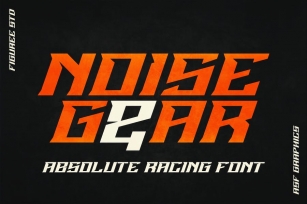 Noise Gear - Absolute Racing Font Font Download