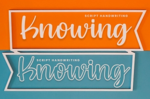 Knowing Font Download