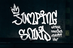 Jumping Squid - Monoline Graffiti Font Font Download