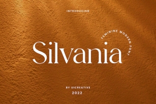 Silvania Modern Serif Font Font Download