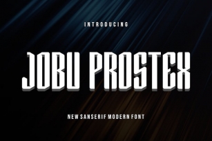 Jobu Prostex Fonts Font Download