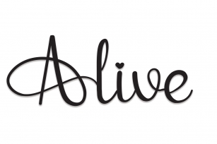 Alive Font Download