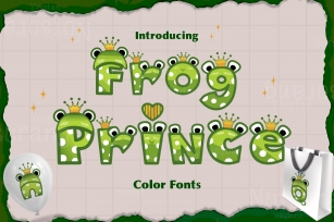 Frog Prince Color Font Download