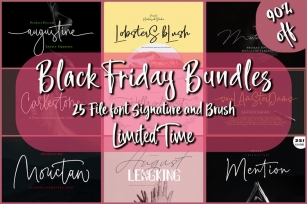 Black Friday Bundles Font Download