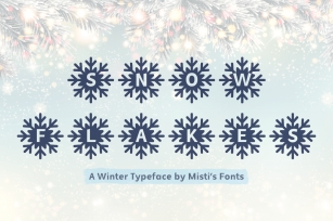 Mf Snowflakes Font Download