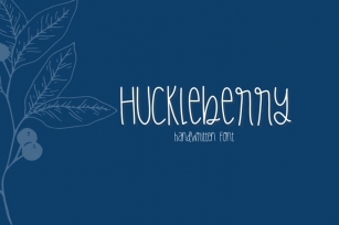 Huckleberry Handwritten Font Download