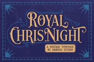 Royal Chrisnight a Vintage Font Download