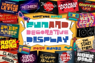 Fun And Decorative Display Bundle Font Download