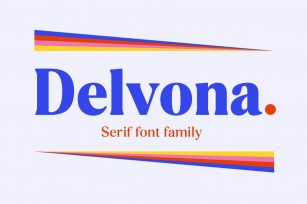 Delvona Serif Family Font Download
