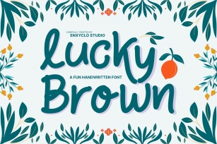 Lucky Brown Font Download
