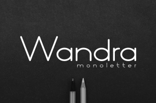 Wandra Monoletter Font Download