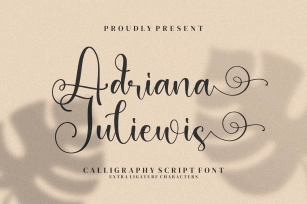Adriana Juliewis Font Download