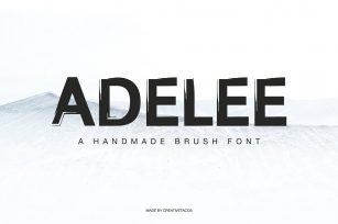 Adelee Brush Font Download