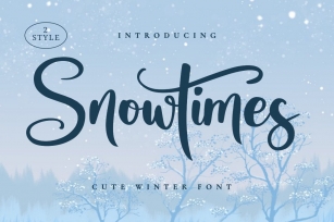 Snowtimes Font Download