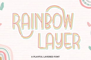Rainbow Layer Font Download