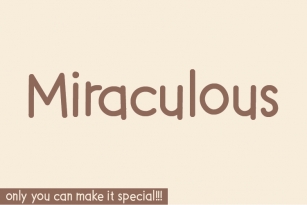 Miraculous Font Download