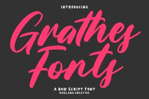 Grathes Bold Script Font Font Download