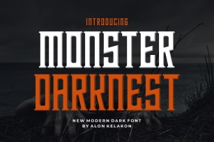 Monster Darknest Font Download