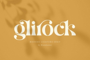 Glirock || Modern Ligature Serif Font Download