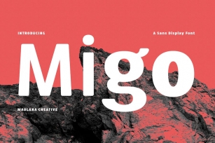 Migo Round Sans Serif Display Font Font Download