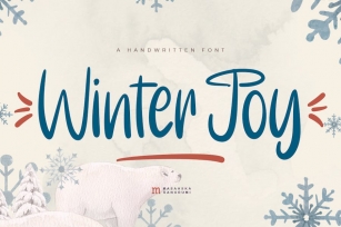 Winter Joy | A Handwritten Font Font Download