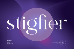 Stigfier Font Download