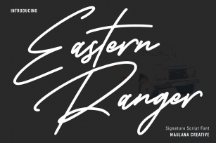 Eastern Ranger Signature Script Font Font Download