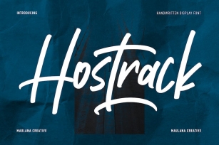 Hostrack Handwritten Font Font Download