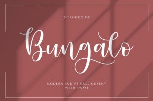 Bungalo Font Download