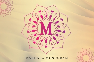 Mandala Monogram Font Download