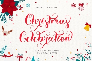 Christmas Celebrati Font Download