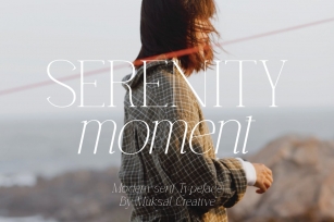 Serenity Moment Font Download
