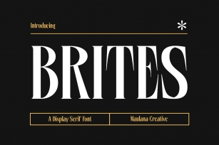 Brites Display Serif Font Download
