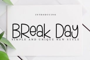 Break Day Font Download