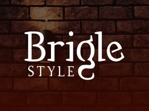 Brigle Style Font Download