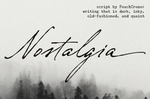 Nostalgia Vintage Script Font Download
