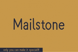 Mailstone Font Download