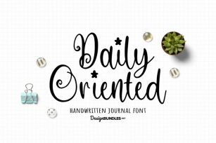 Daily Oriented Font Download