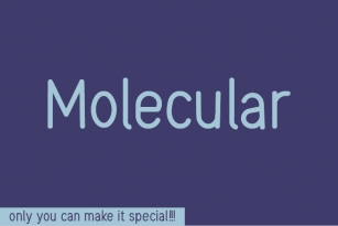 Molecular Font Download