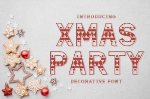Xmas Party is a cute Christmas decorative Font Download