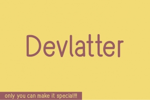 Devlatter Font Download