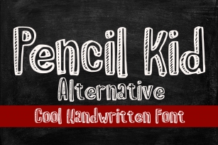 Pencil Kid Alternative Font Download