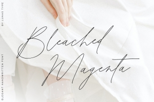 Bleached Magenta Font Download