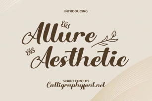 Allure Aesthetic Font Download
