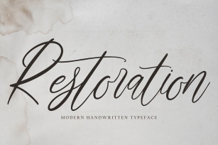Restoration Font Download