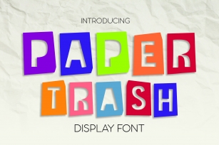 Paper Trash Font Download