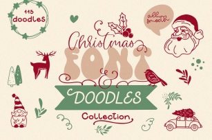 Christmas and Doodles collection Font Download