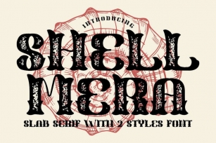 Shell Mera - Serif Vintage Font Font Download