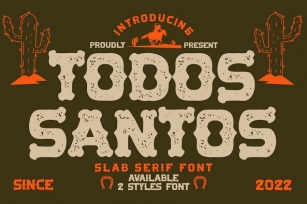 Todos Santos  - Slab Serif Font Font Download